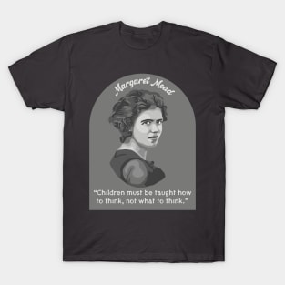 Margaret Mead Portrait and Quote T-Shirt